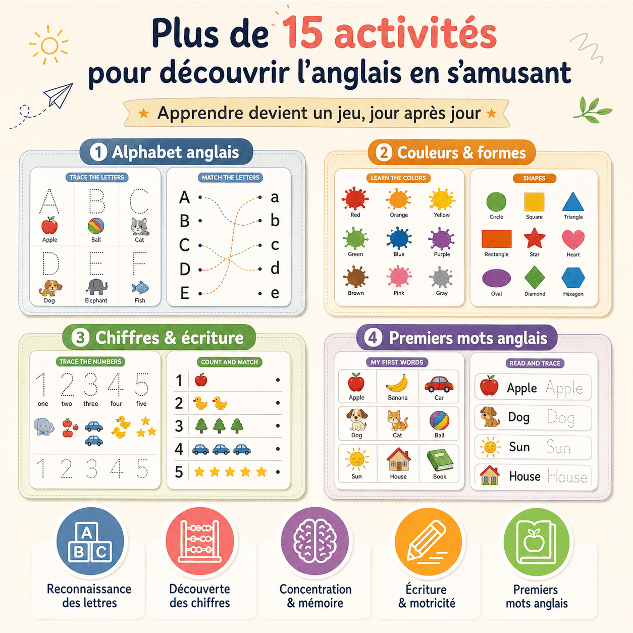 Mon Premier Livre d'Anglais Montessori
